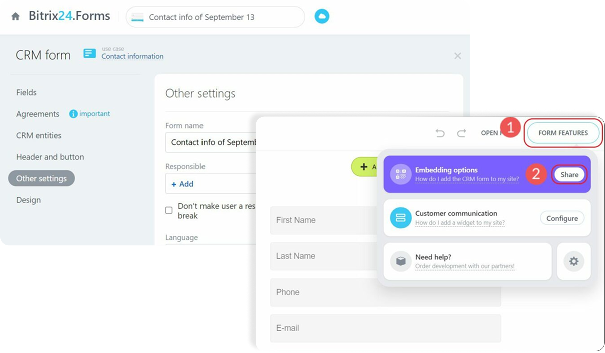 Bitrix24 int website